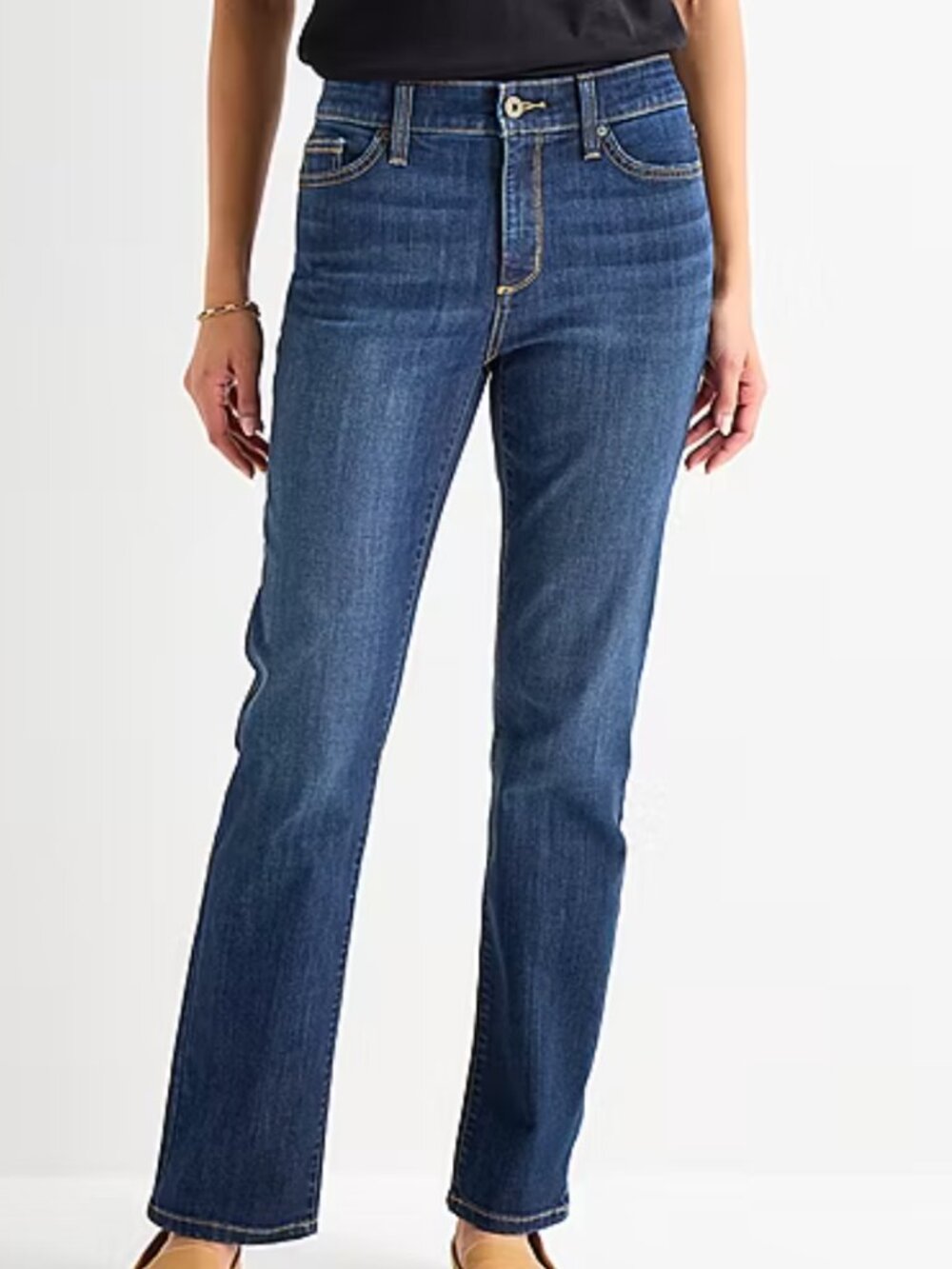 St. John's Bay Straight Leg Denim Jeans